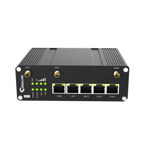 Ursalink UR35-L00AU-W LTE Router 5xRJ45, WiFi, RS232, I/O